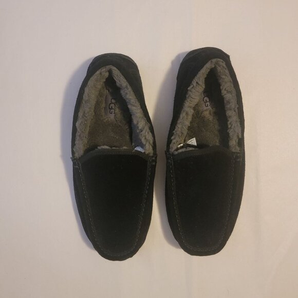 NEW UGG Ascot Corduroy II Slippers Mens 8 Womens 10 Black Cozy Loungewear Relax main image 7